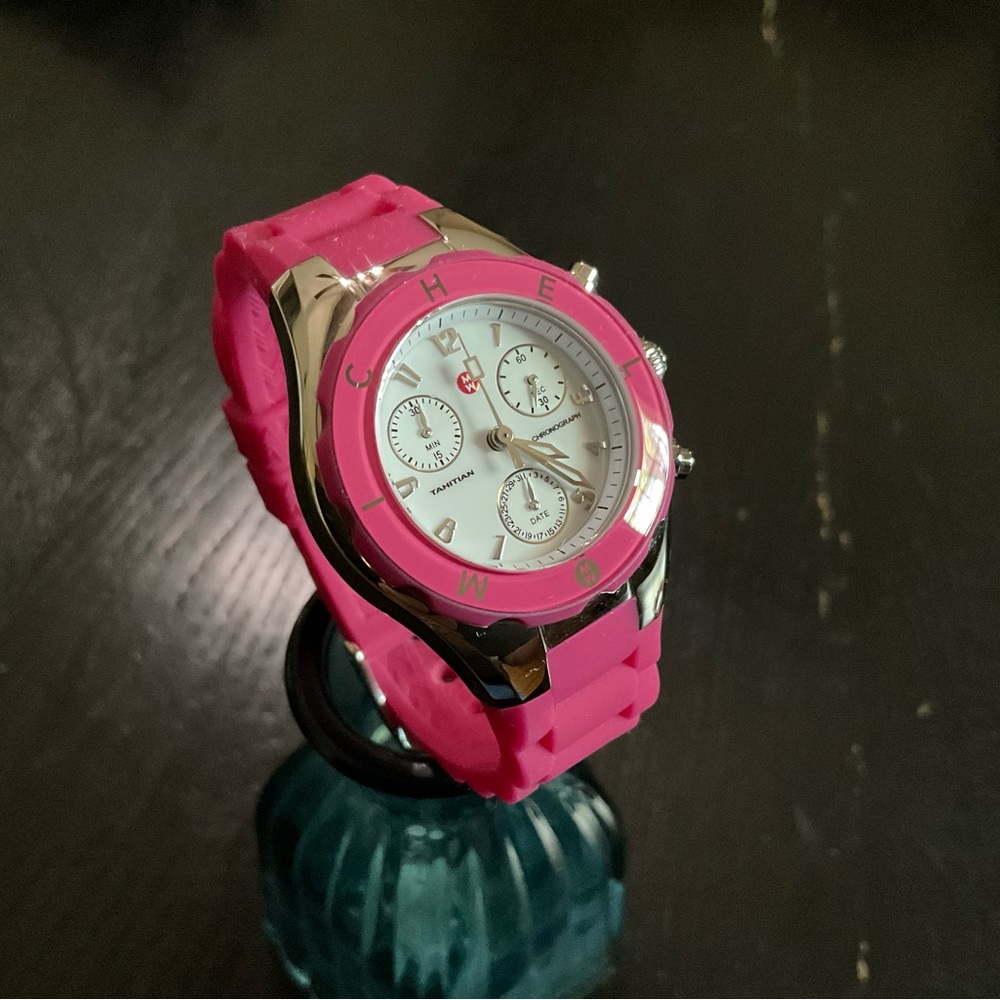 Michele Jelly Bean Watch EUC - Picture 2 of 5